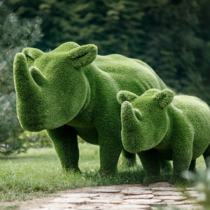 Rhinoceros TOPIARY In dubai